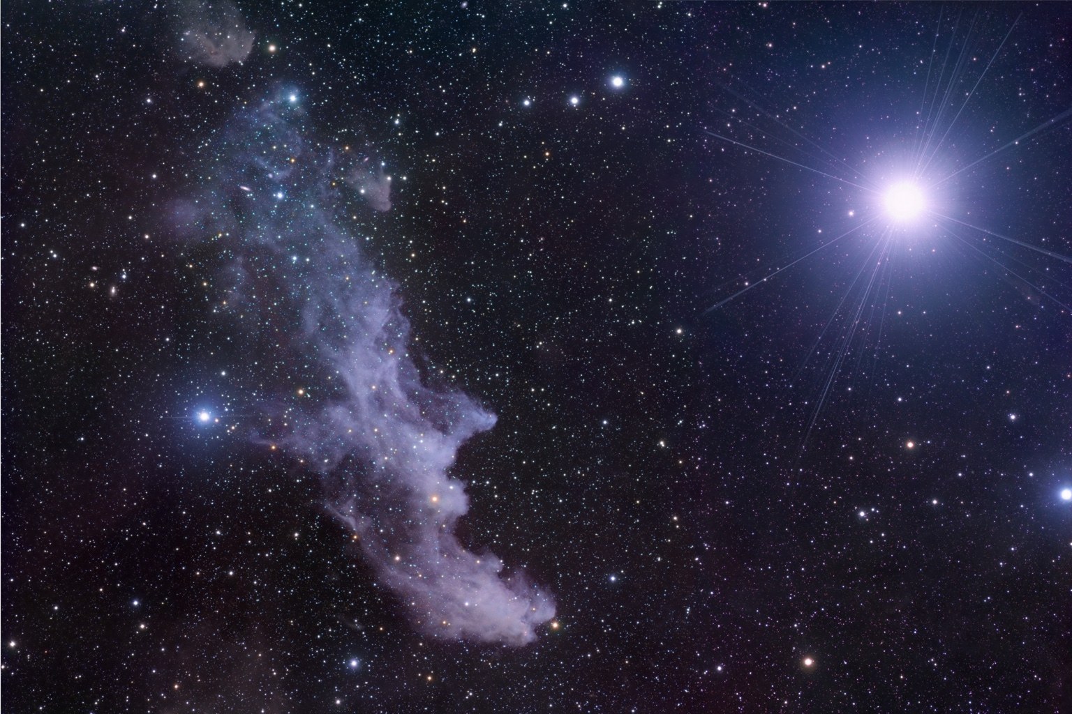 Cielo estrellado sobre Artenara