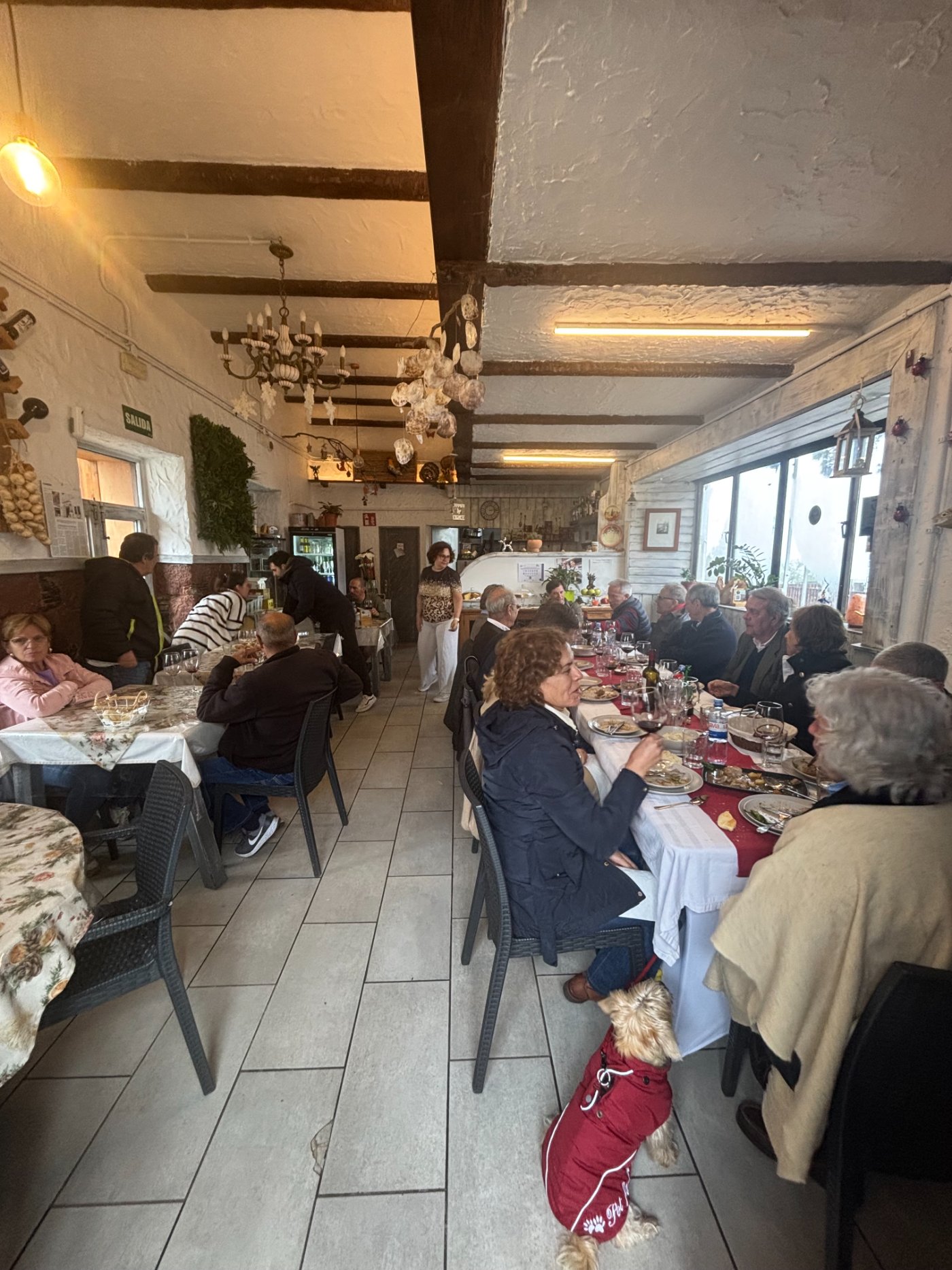 El comedor lleno de comensales