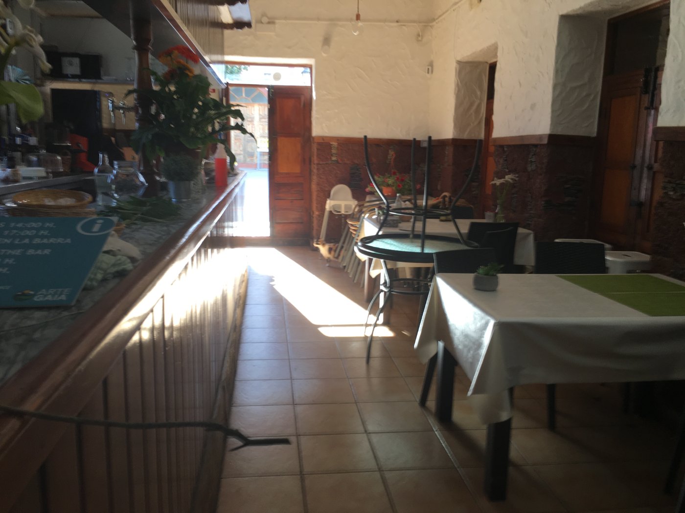 El comedor renovado, listo para abrir
